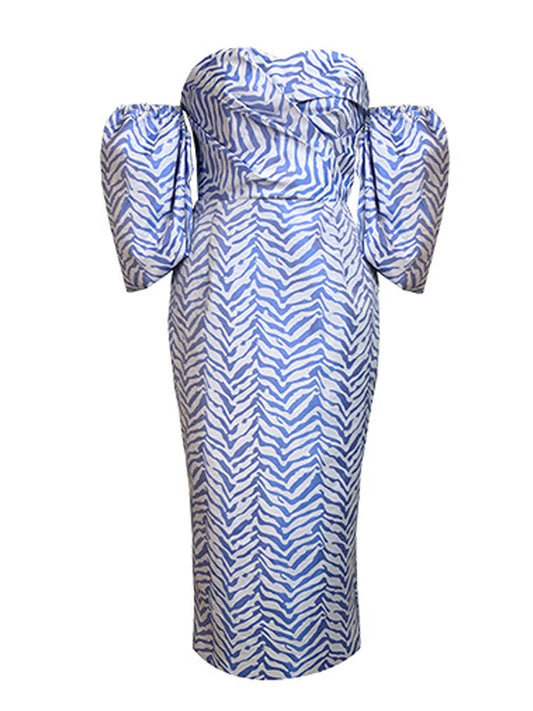 VESTIDO MIDI JACQUARD